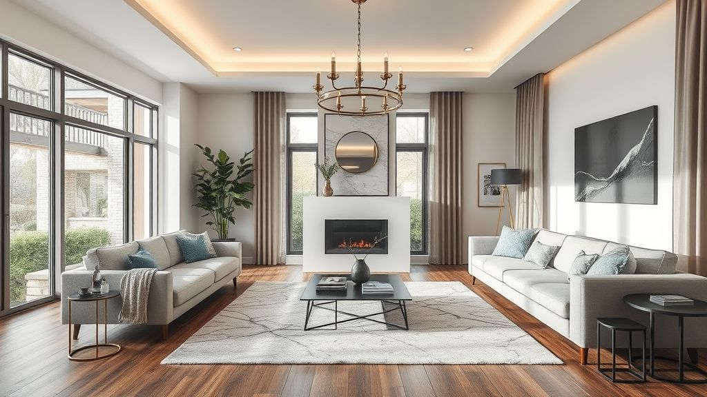 Top Flooring Colors and Patterns for Modern Living Rooms