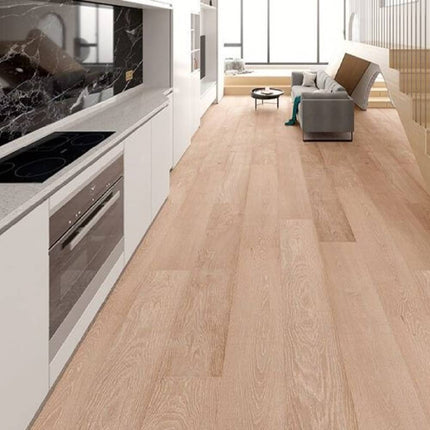 BHW Harmony Waterproof Engineered Hardwood White Oak Floors Cavalry