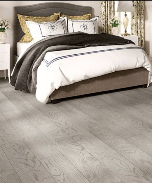 BHW Harmony Waterproof Engineered Hardwood White Oak Floors  Luxe 55906 Room