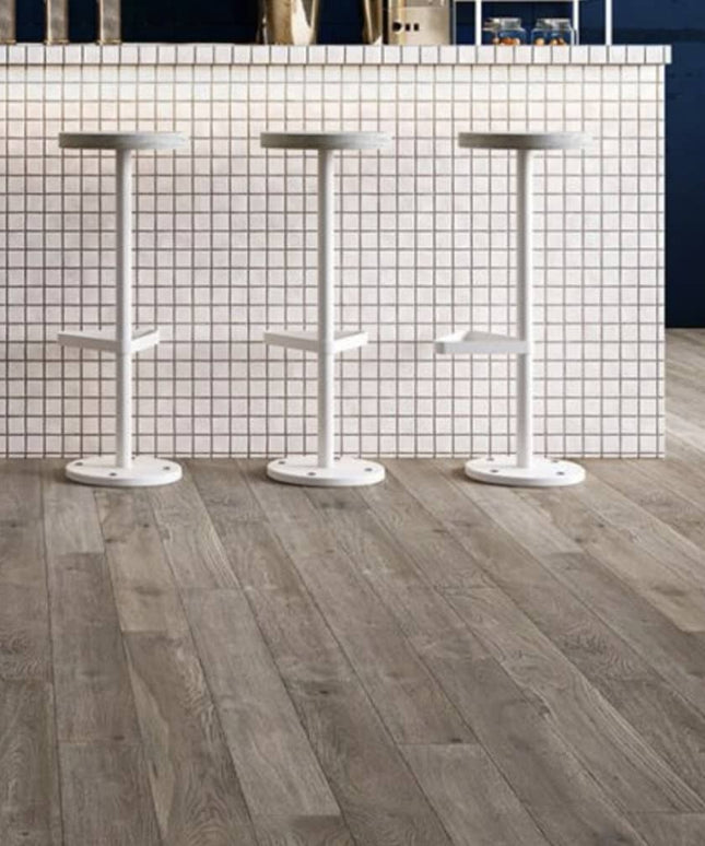 BHW Trinity Waterproof Engineered Hardwood White Oak Floors Dexter  8008 Room