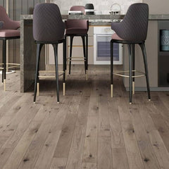 BHW Trinity Waterproof Engineered Hardwood White Oak Floors  Arlet  8005 Room