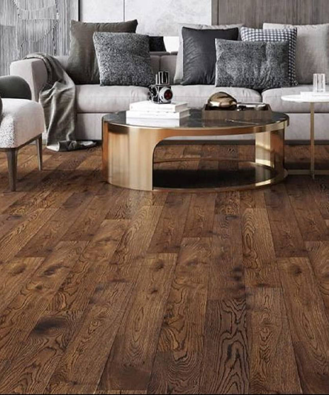 BHW Trinity Waterproof Engineered Hardwood White Oak Floors  Neah  8006 