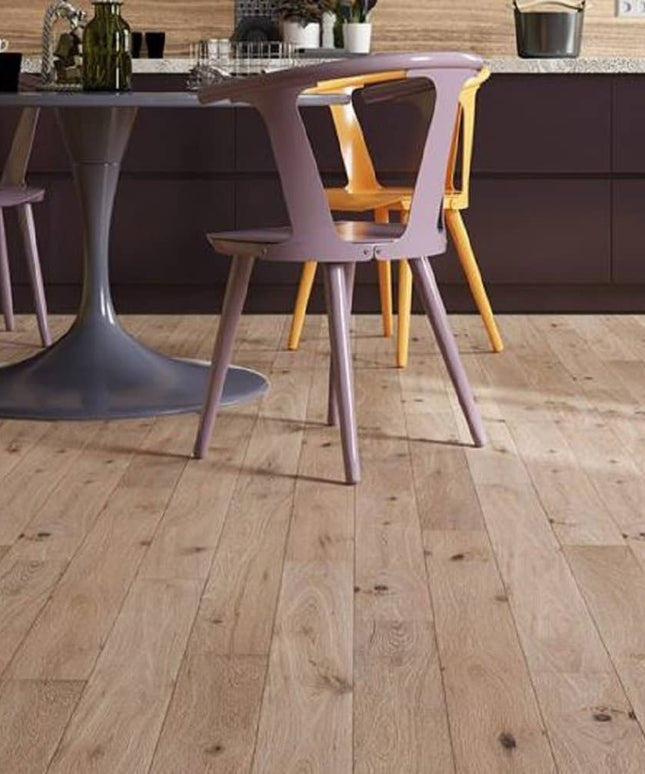 BHW Trinity Waterproof Engineered Hardwood White Oak Floors Tate  8002 Room