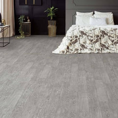 Beacon Hill Wire Brushed Engineered Hardwood Floating Floor Sterling Oak 628003 Room