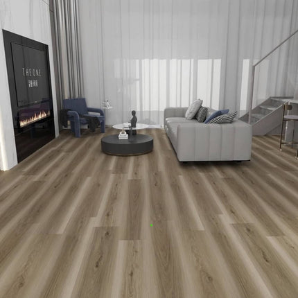 Essentials Brown Laminate Floor Floating Floor Desert Sky 9″ ESS11M-325 Room