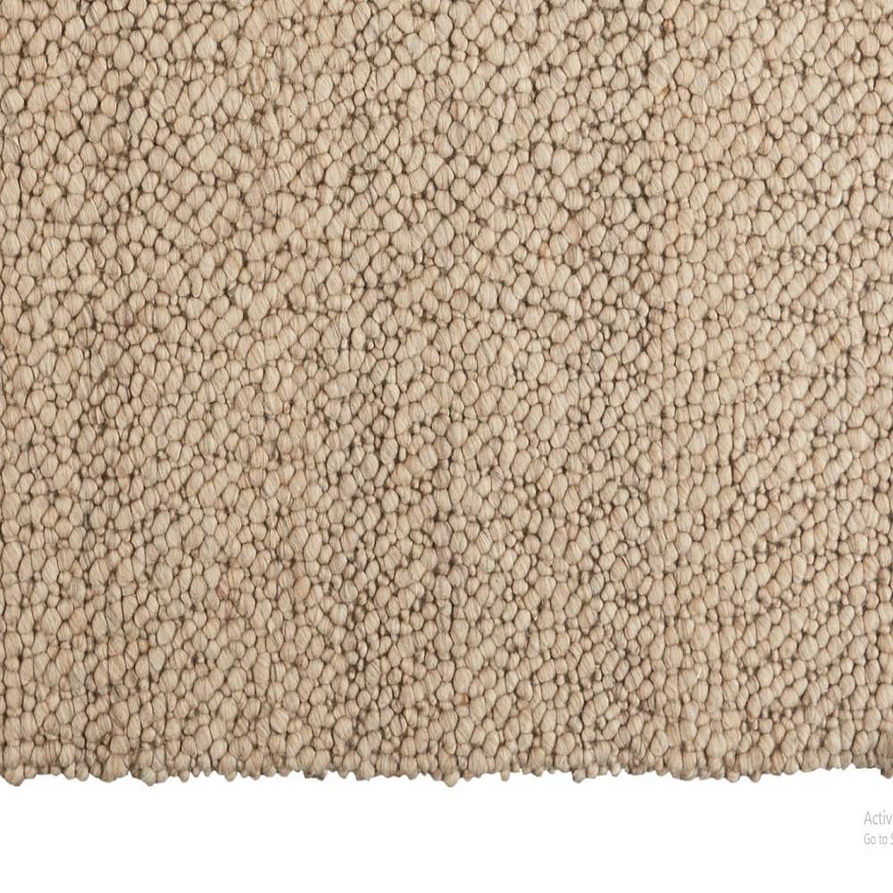 Calvin Klein Contemporary Solid Rectangle Area Rug Riverstone Mocha Made in India