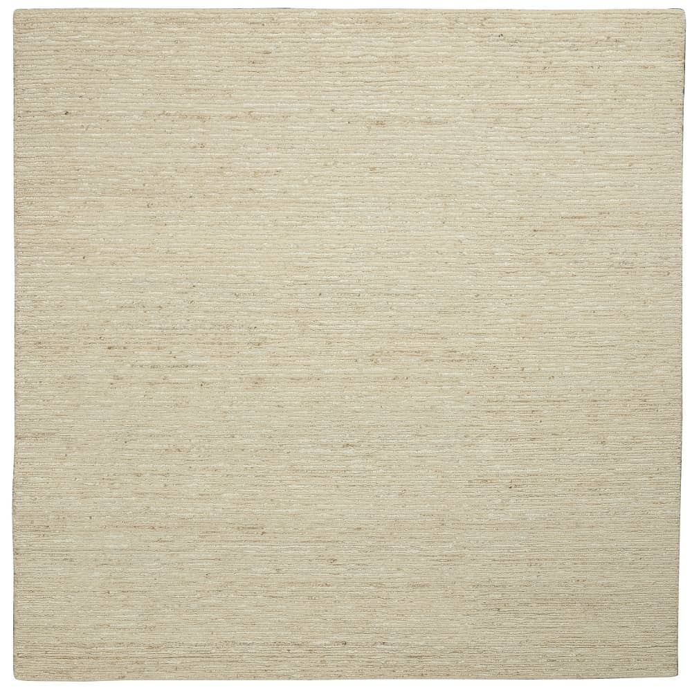 Calvin Klein Modern Solid Rectangle Area Rug Kathmandu Ivory Made in India