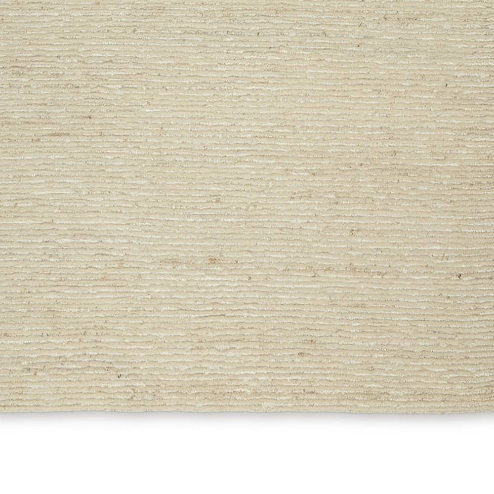 Calvin Klein Modern Solid Rectangle Area Rug Kathmandu Ivory Made in India