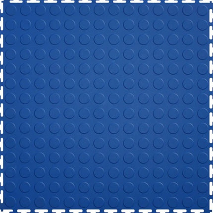 Perfection Coin Luxury Vinyl Tile Floating Floor Blue