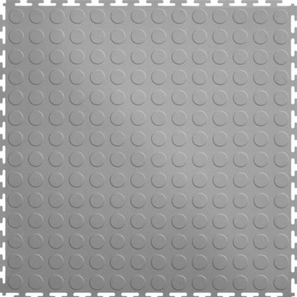 Perfection Coin Luxury Vinyl Tile Floating Floor Light Grey