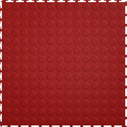 Perfection Coin Luxury Vinyl Tile Floating Floor Red