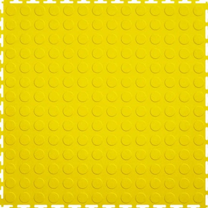 Perfection Coin Luxury Vinyl Tile Floating Floor Yellow