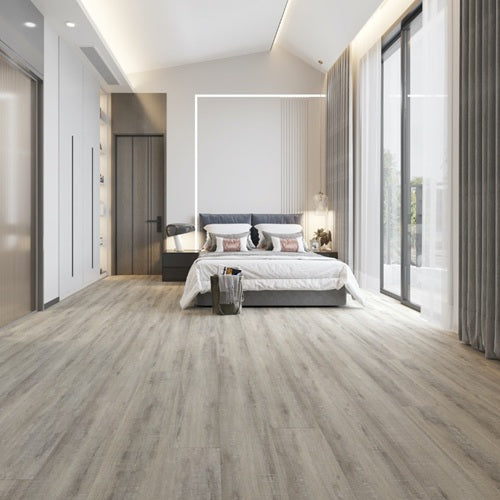 Contour Premium Luxury Vinyl Plank Flooring Blanched