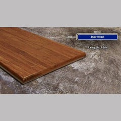 GreenHaven Eco-friendly Carbonized Strand Bamboo Stair Tread
