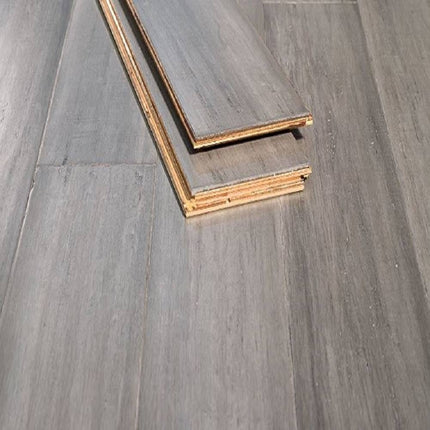 MFH GreenHaven Hand Scraped Bamboo Floor Matte Coffee Radiant Heating Compatible