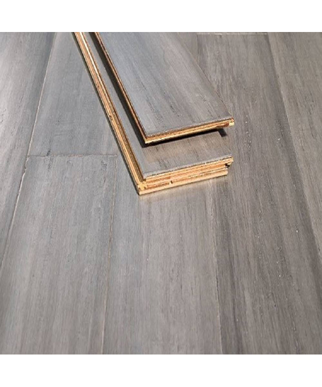 MFH GreenHaven Hand Scraped Bamboo Floor Matte Coffee Radiant Heating Compatible