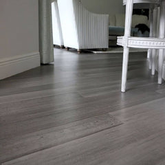 MFH GreenHaven Hand Scraped Bamboo Floor Matte Coffee Radiant Heating Compatible Room