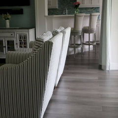MFH GreenHaven Hand Scraped Bamboo Floor Matte Coffee Radiant Heating Compatible Room
