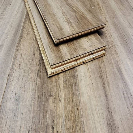 MFH GreenHaven Hand Scraped Bamboo Floor Mesa Antiqued Extra Wide Plank