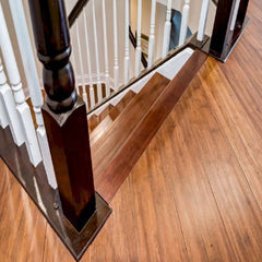 MFH GreenHaven Hand Scraped Bamboo Floor Toasted Almond Antiqued Extra Wide Plank Room