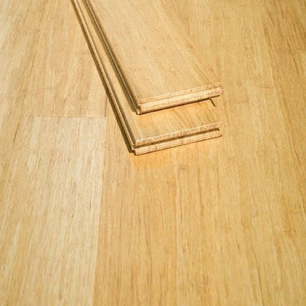 MFH GreenHaven Smooth Bamboo Floor Natural Wide Plank Radiant Heating Compatible