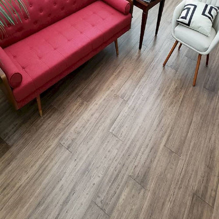 MFH GreenHaven Hand Scraped Bamboo Floor Mesa Antiqued Extra Wide Plank Room
