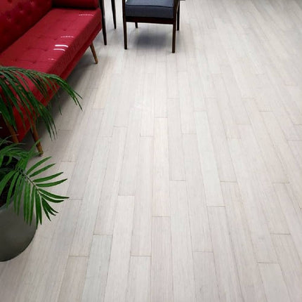 MFH GreenHaven Strand Woven Bamboo Floor Annapolis White SPC Rigid Core
