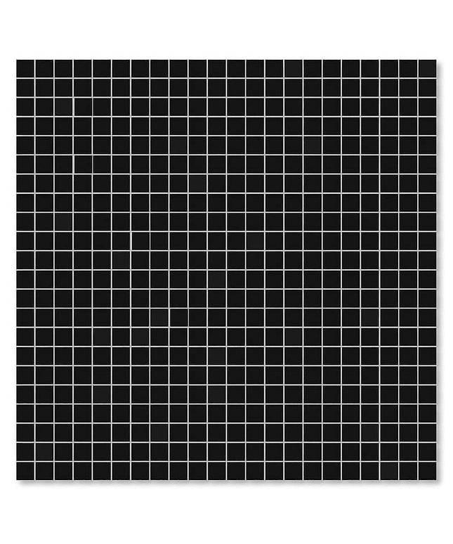 Artistic Tile  Marble Carrara Black Mosaic Honed 5/8 Inch Square Field Vintage Tile