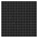 Artistic Tile  Marble Carrara Black Mosaic Honed 5/8 Inch Square Field Vintage Tile