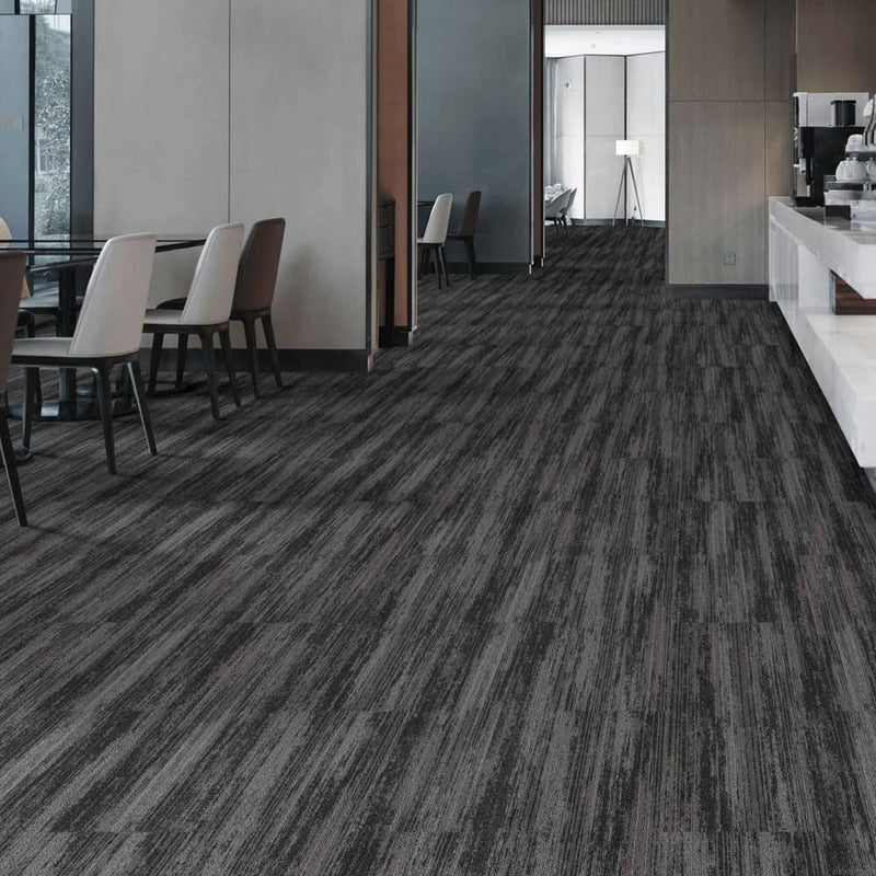 Matrexx Acumen Stain Resistant Carpet Tile Charcoal 745006