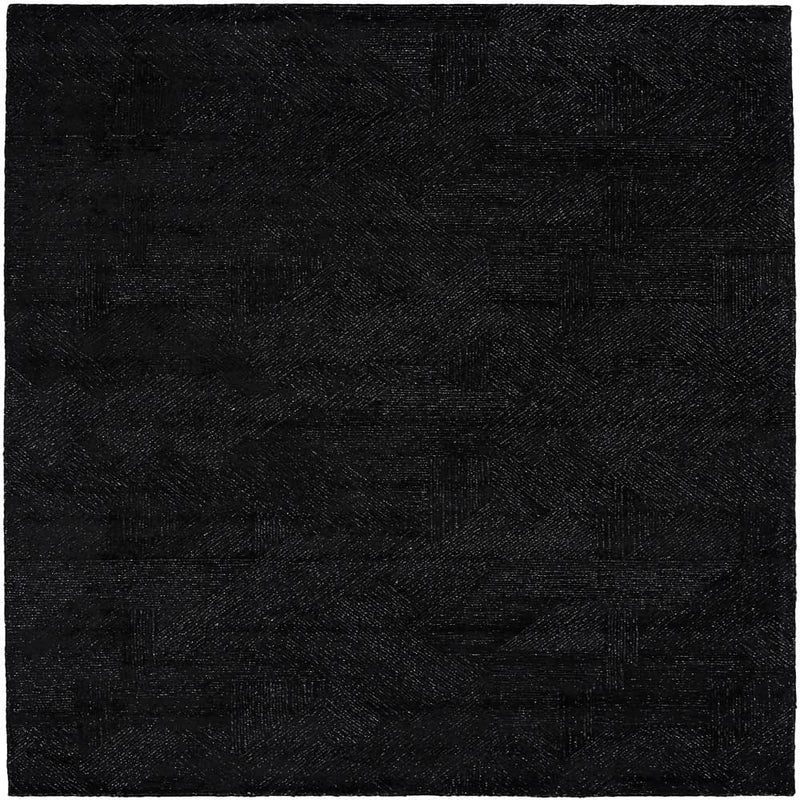 Michael Amini Modern Abstract Rectangle Area Rug Ma30 Star Black SMR01 Made In India