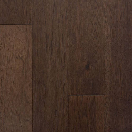 Mullican Durable Sawn Engineered Hickory Hardwood Floor Nature Espresso