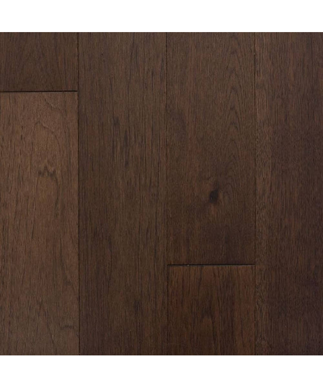 Mullican Durable Sawn Engineered Hickory Hardwood Floor Nature Espresso