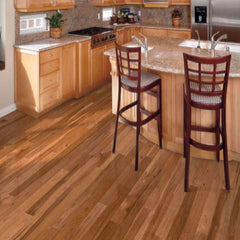 Mullican Premium Solid Hickory Hardwood Floor Muirfield  Saddle Room