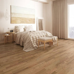 Mullican Sustainable Solid Oak Hardwood Floor Nordic Naturals Aurora Room