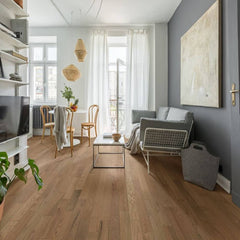 Mullican Sustainable Solid Oak Hardwood Floor Nordic Naturals Glacier Falls Room