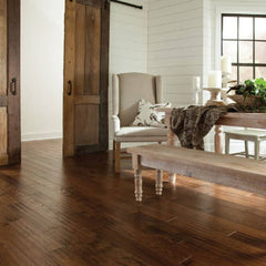 Mullican Vintage Solid Hickory Hardwood Floor Chatelaine Provincial Room
