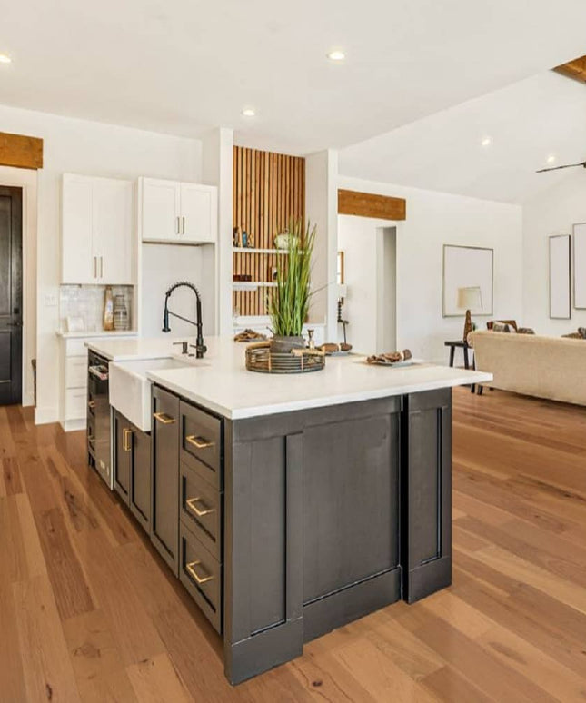Mullican Contemporary Engineered Hickory Hardwood Floor Haven Natural