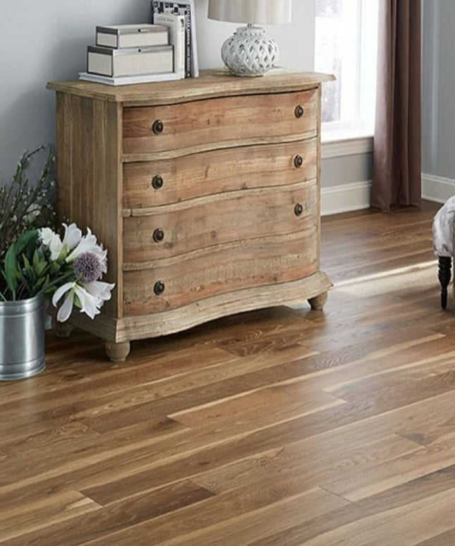 Mullican Durable Engineered European White Oak Hardwood Floor Castillian Engineered Copper Room