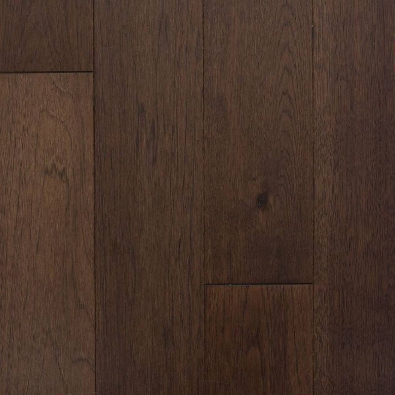 Mullican Durable Solid Hickory Hardwood Floor Nature Espresso