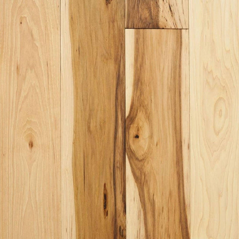 Mullican Durable Solid Hickory Hardwood Floor Nature Natural
