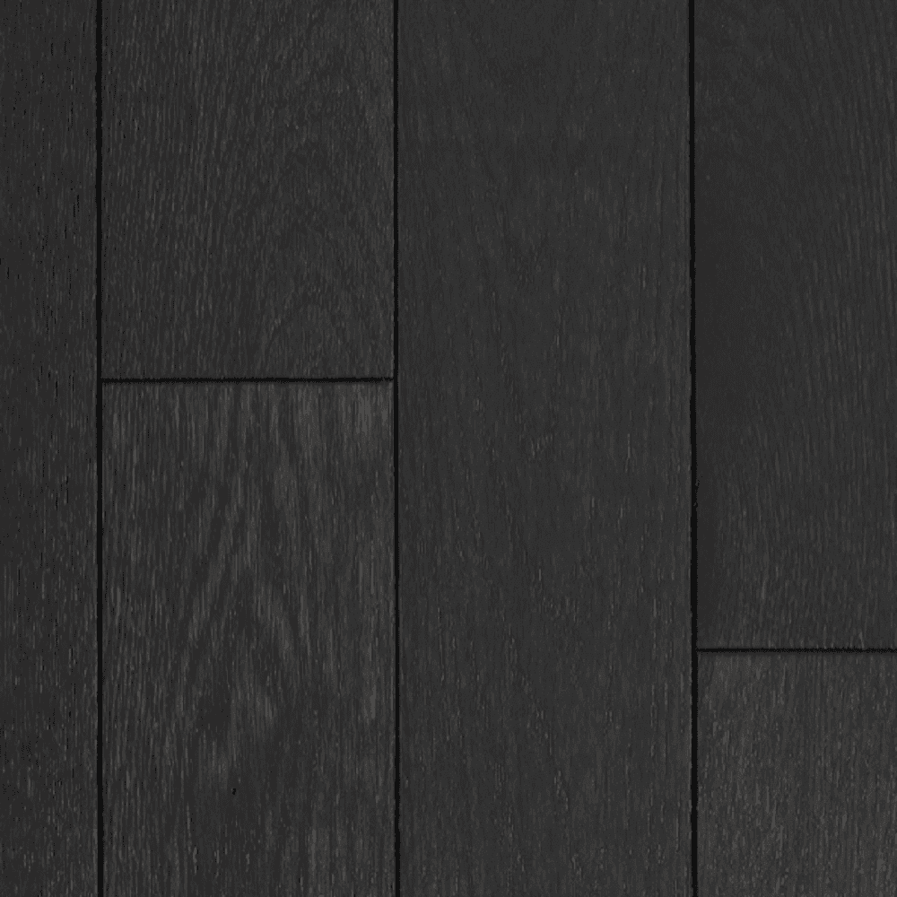 Mullican High-quality Solid White Oak Hardwood Floor Williamsburg Plank Black Pearl