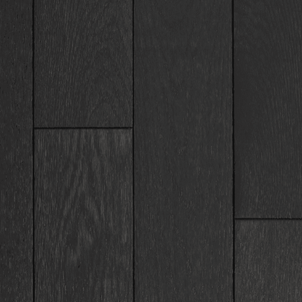 Mullican High-quality Solid White Oak Hardwood Floor Williamsburg Plank Black Pearl