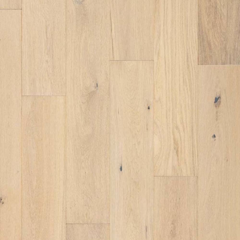 Mullican Luxury Engineered European White Oak Hardwood Floor Castillian Cottage Alabaster