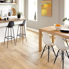 Mullican Luxury Engineered European White Oak Hardwood Floor Castillian Cottage Alabaster