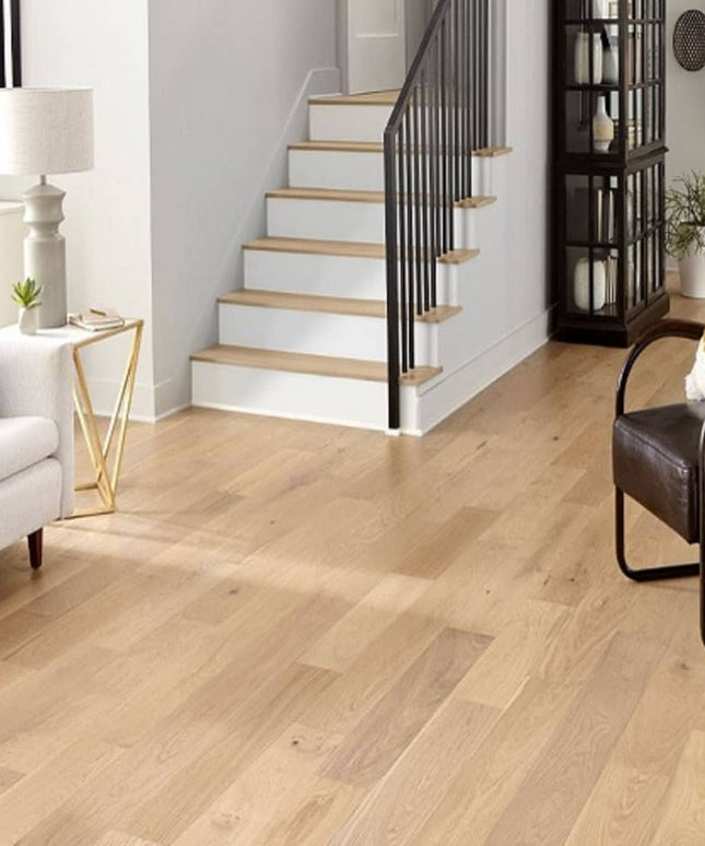 Mullican Luxury Engineered European White Oak Hardwood Floor Castillian Cottage North Shore Room