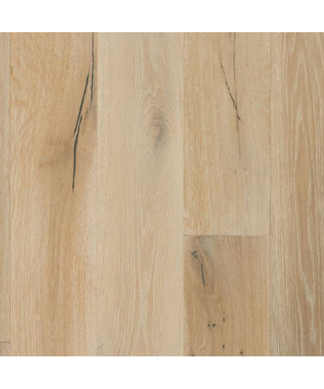 Mullican Stylish Engineered European White Oak Hardwood Floor Castillian Premier Offshore Mist