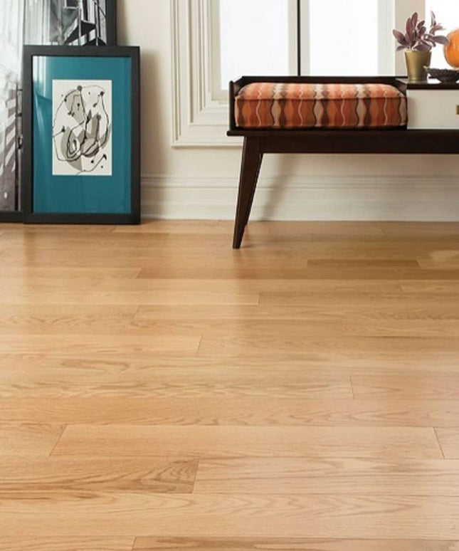 Mullican Timeless Sawn Engineered Red Oak Hardwood Floor Dumont Natural 