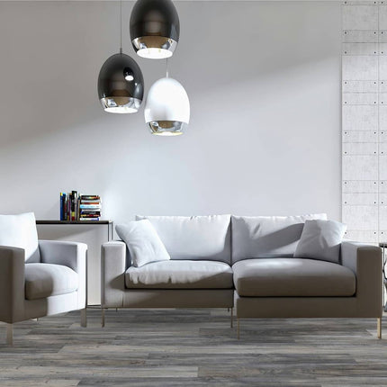 Suelo de vinilo de tablones anchos resistente al agua AquaShield de alta definición SPC Adirondack DS-409 