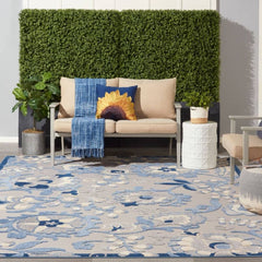 Nourison Contemporary Floral Rectangle Area Rug Aloha ALH17 Made In Turkey